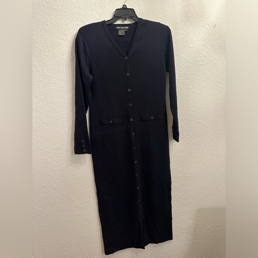 Vintage Nina Leonard Sweater Dress